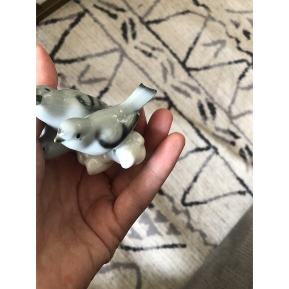 Vintage Gerold Porzellan Bavaria 3 Bird Figurine Made In Western Germany - Picture 4 of 6